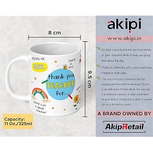Thank You Teacher Mug Best Teacher Gift