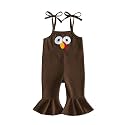 Thanksgiving Baby Girl Outfit Toddler Turkey Romper