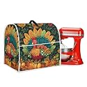 Thanksgiving Day Stand Mixer Covers for Kitchen Aid 4.5-5 Quart Turkey Pumpkin Cover Universal Kitchen Small Appliance Covers Thanksgiving Day Decorations