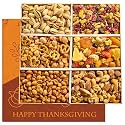 Thanksgiving Nuts Gift Basket Gourmet Holiday Food Gifts with Assorted Nuts and Dried Fruits Snack Fall Harvest Basket for Women Men Family &amp; Corporate Care Package