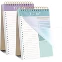 Thboxes 2 Pack To Do List Notepad, A5 Undated Daily Planner Task Checklist