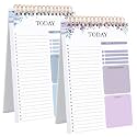 Thboxes 2 Pack To Do List Notepad, A5 Undated Daily Planner Task Checklist