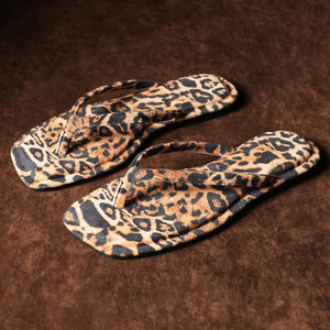 Theater Printed Open Toe Flats Women Casual