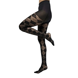 theater women sheer designer bridget stockings i nylon spandex i stretchable i black i free size