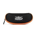 THEDEEP Sunglasses Box Case with Zipper | Eyeglasses & Spectacle Zipper Box | Portable Protective Eyewear Case for Men & Women | Travel-Friendly Sunglass Holder, Black