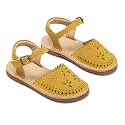 THEE BRON Toddler Floral Cutout Closed Toe Sandals for Girls Breathable Summer Shoes