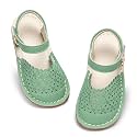 THEE BRON Toddler Floral Cutout Closed Toe Sandals for Girls Breathable Summer Shoes