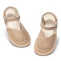 THEE BRON Toddler Floral Cutout Closed Toe Sandals for Girls Breathable Summer Shoes