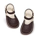THEE BRON Toddler Floral Cutout Closed Toe Sandals for Girls Breathable Summer Shoes
