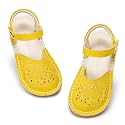 THEE BRON Toddler Floral Cutout Closed Toe Sandals for Girls Breathable Summer Shoes
