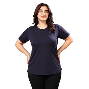 womens activewear t-shirt  quick dry fabric for gym workout running and all day comfort