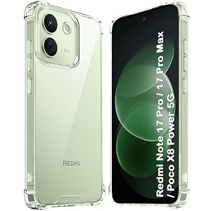 TheGiftKart Crystal Clear Back Cover Case for