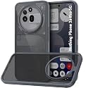 TheGiftKart Hybrid Shockproof Back Cover Case for Nothing Phone 3a Pro 5G | Hard Back Cover Case for Nothing Phone 3a Pro 5G (PC &amp; TPU, Translucent Smoke Matte Back, Grey Sides)