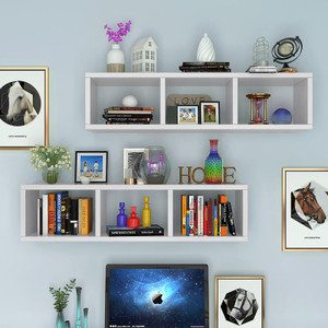 TheGoodLuck Storage rack set of 2 Wood