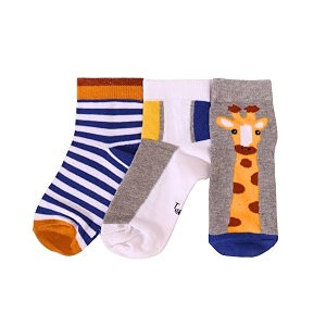 thela gaadi pure cotton kids socks  ankle length kids socks for boys amp girls  breathable odourless funky printed kids socks  kids socks combo pack of 3
