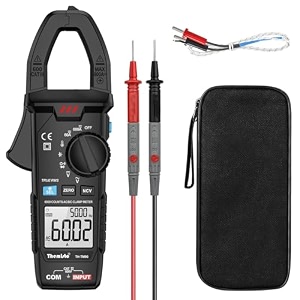 themisto th-m90 auto range acdc current true rms digital clamp meter 600a6000 counts black