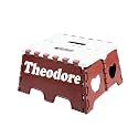 Theodore 12 Inches Super Strong Folding Step Stool for Adults and Kids | Kitchen Stepping Stools | Garden Step Stool Kitchen Stool | Brown and Ivory