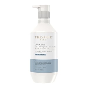 theorie pure ultra gentle hypoallergenic shampoo - plant based amp vegan - conditions and soothes itchy amp allergy prone skin pump bottle 400ml 135 fl oz pack of 1