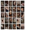 Thepaper9store Dark Academia Wall Collage Kit (4x6 inch) Set of 30 (A6 Size) | Premium 300 GSM Thick Paper | Vintage Gothic Aesthetic Posters | Dark Academia Room Decor for Bedroom Study &amp; Dorm | Glue Dots Included