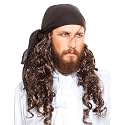 ThePirateDressing Pirate Medieval Renaissance Halloween Costume Linen Triangle Bandana