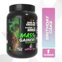 thepureology Giant Mass Gainer Weight Gainers/Mass Gainers (1 kg, Birthday Cake)