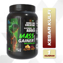 thepureology Giant Mass Gainer Weight Gainers/Mass Gainers (1 kg, Kesar Kulfi)