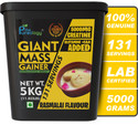 thepureology Giant Mass Gainer Weight Gainers/Mass Gainers (5 kg, Rasmalai)