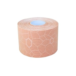 theraband kinesiology tape roll beige print 2-inchx16 4ft