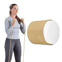 THERABAND Latex Resistance Tubing, Tan, Extra Thin, Level 0, 100 ft Roll
