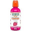 TheraBreath Kids Mouthwash with Fluoride, Organic Strawberry Splash, Anticavity, Dentist Formulated, 16 Fl Oz