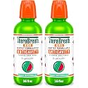 TheraBreath Kids Organic Wacky Watermelon Mouthwash with Fluoride, Anticavity, Dentist Formulated, 16 Fl Oz (Pack of 2)