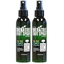 TheraTree Tea Tree Oil Foot Spray &amp; Shoe Deodorant by Oleavine - Helps with Foot Odor, Sweaty &amp; Stinky Feet - Natural Spray with Neem, MSM &amp; Menthol - Soothing &amp; Cooling Formula for Athletes