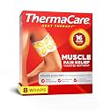 ThermaCare Portable Heating Pads, Adhesive Heat Wraps, 4 Count, Pack of 2