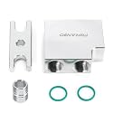 Thermal Bypass Valve Upgrade with Billet Filter Coupler Compatible with 2019-2024 Ram 6.7L Cummins Diesel with 68RFE or Aisin AS69RC Transmission # 3100052464 (Silver 2019-on)
