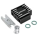 Thermal Bypass Valve Upgrade with Billet Filter Coupler Compatible with 2019-2024 Ram 6.7L Cummins Diesel with 68RFE or Aisin AS69RC Transmission # 3100052464 (Black 2019-on)