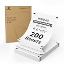 Thermal Printer Paper 8.5 x 11, US Letter Size Inkless Printer Paper,200 Sheets