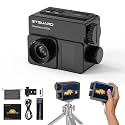 Thermal Monocular for Hunting with 600M Rangefinder, 256×192 Thermal Imaging Night Vision Sight, 3.2" 1024×768 Display, 8X Digital Zoom, IP65 Thermal Scope for Bow Hunting