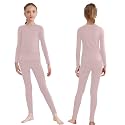 Thermal Sets for Girls Boys Long Sleeve Pullover Top with Pants