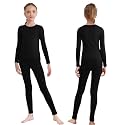 Thermal Sets for Girls Boys Long Sleeve Pullover Top with Pants