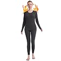 Thermal Underwear for Women Crew Neck Solid Ultra Soft Long John Sets Womens Long Underwear Moisture-Wicking Base Layer Gifts