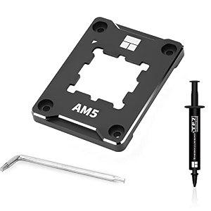 thermalright asf-black am5 cpu holder corrective anti-bending fixing frame am5 full-fit fixed non-marking mounter am5 anti-bending contact frame cpu cooler standard