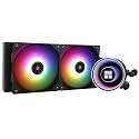 Thermalright Frozen Notte 240 Black ARGB V2 Water Cooling CPU Cooler,240Black CPU Cooler Specifications, Double PWM Fans, S-FDB Bearings, Suitable for AMD/AM4 AM5,Intel LGA 1700/1150/1151/1200