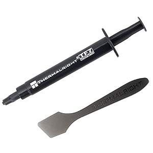 thermalright tf7 2g thermal compound paste for cpu coolers heat sink paste high conductivity 128wmk for all processorscpugpu non-conductivewith a spatula tool