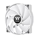 Thermaltake CT200 PWM Fan Single Pack, PWM Controlled 500~900 RPM, Airflow 131.6 CFM, Hydraulic Bearing, Case Fan, 200mm x 200mm x 30mm, White, CL-F178-PL20WT-A