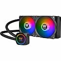 Thermaltake TH240 ARGB Motherboard Sync Edition Intel LGA1700 Ready/AM5/ AMD All-in-One Liquid Cooling System 240mm High Efficiency Radiator CPU Cooler CL-W286-PL12SW-C, Black