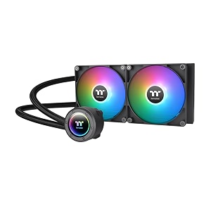 thermaltake th280 argb sync v2 cpu liquid cooleralo liquid coolingfan 140mm2pwm 5002000 rpmmirror waterblockmb argb sync control cl-w375-pl14sw-a