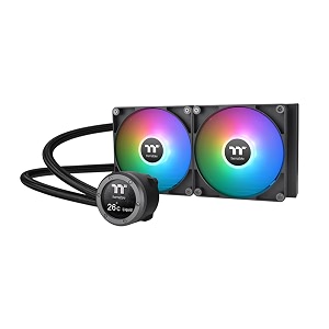 thermaltake th280 v2 ultra argb syncalo liquid coolerargb fan 140  2pwm 5001800rpmwater block 2134 lcdblack cl-w385-pl14sw-a