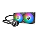 Thermaltake TH280 V2 Ultra ARGB Sync/AlO Liquid Cooler/ARGB Fan 140 * 2/PWM 500~1800rpm/Water Block 2.1" LCD/Black, CL-W385-PL14SW-A