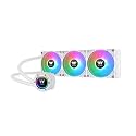 Thermaltake TH360 V2 ARGB Sync/Alo Liquid Cooler/Fan for Gaming Computer 120Mm*3/PWM 500~2000 RPM/Mirror Waterblock/MB ARGB Sync Control/White, CL-W365-PL12SW-A