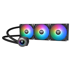 thermaltake th420 argb sync v2 21134 cpu liquid cooleralo liquid cooling3x140mm fanpwm 5001800 rpmcopper waterblockamd amp intel compatible cl-w376-pl14sw-a black